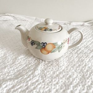 Corning Corelle Abundance Tea Pot Vintage Matching Small Teapot